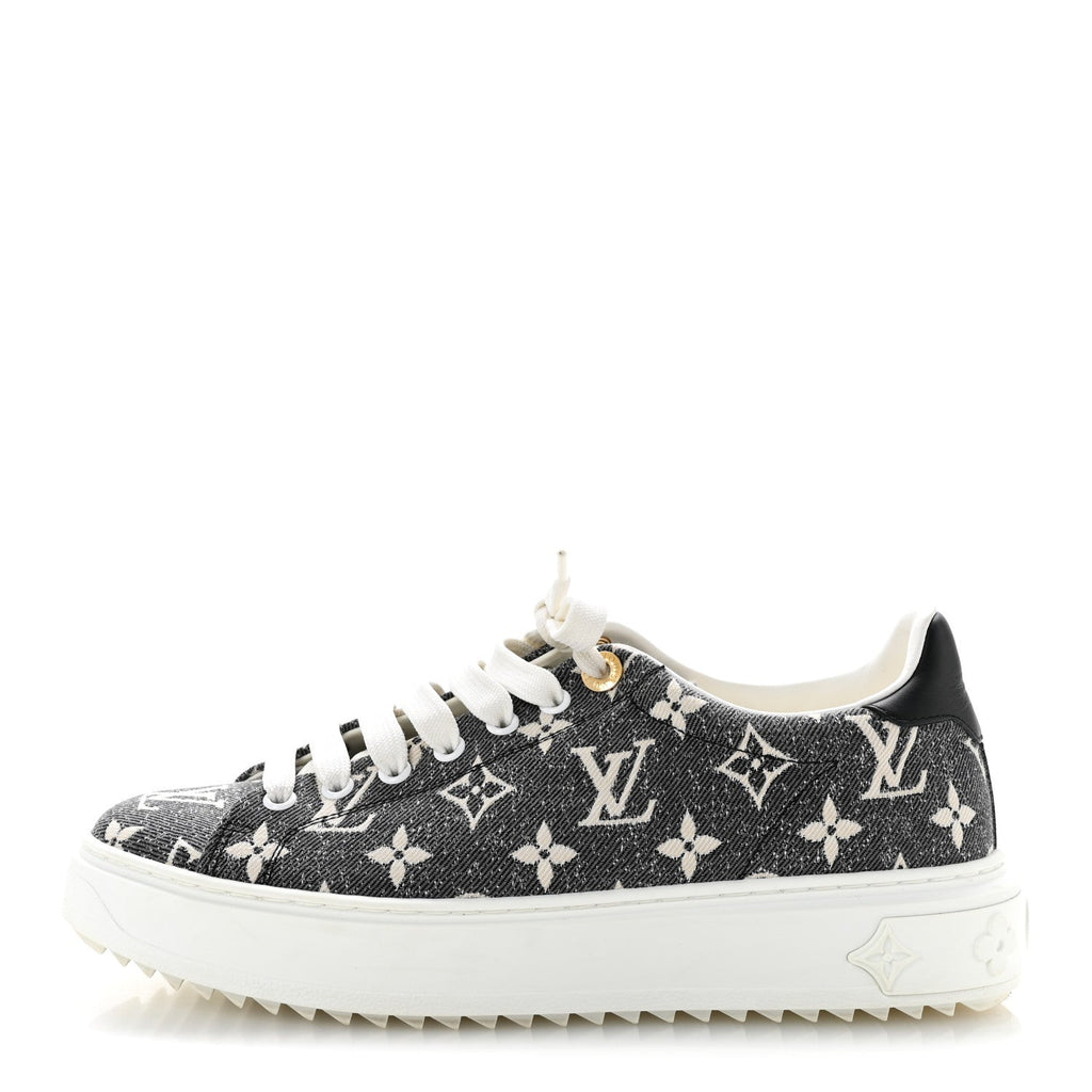 Denim Monogram Time Out Sneakers 39 £¨ Direct shipment via from wholesalehk.shop