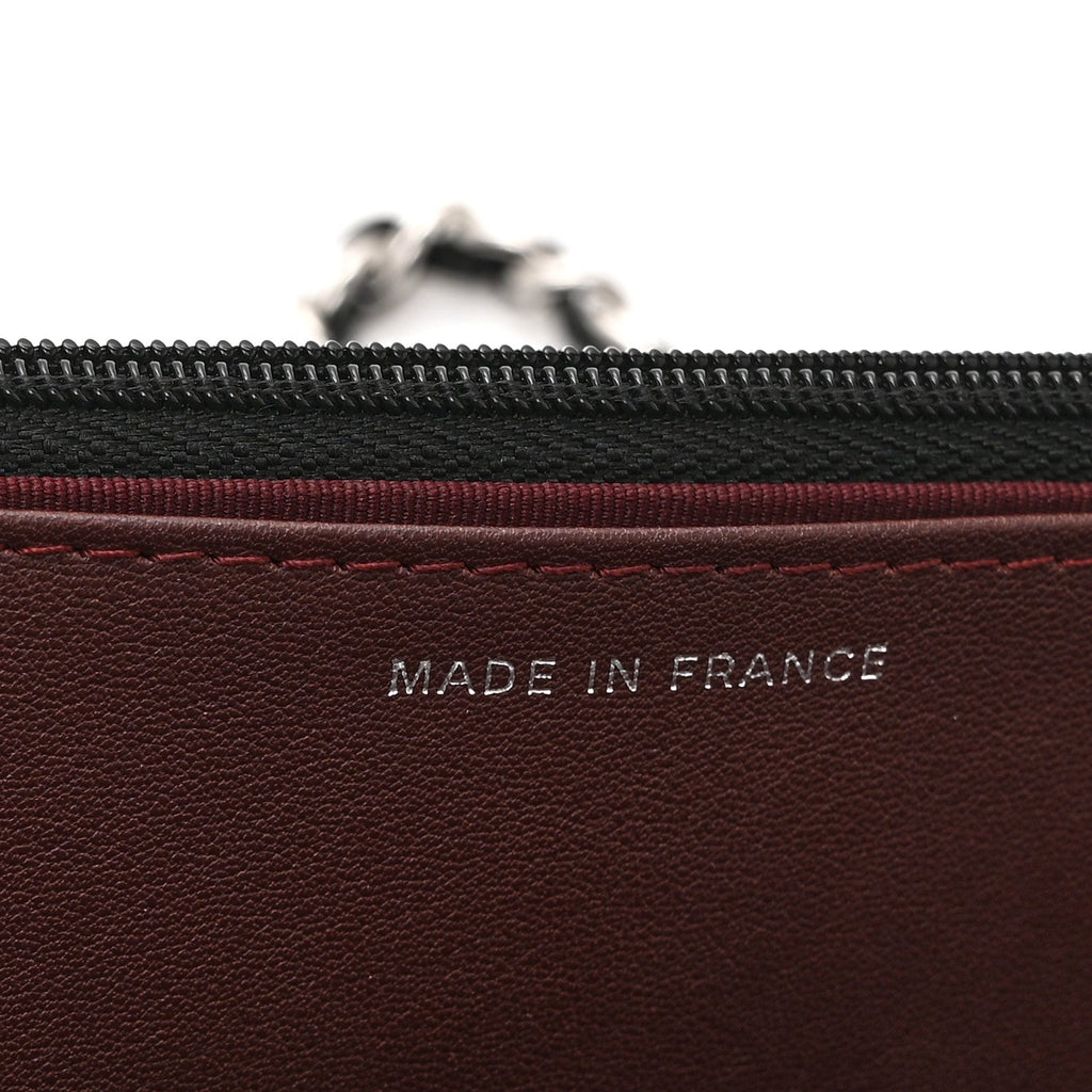 Caviar Quilted CC Turnlock Wallet On Chain WOC Black wholesalehk.shop