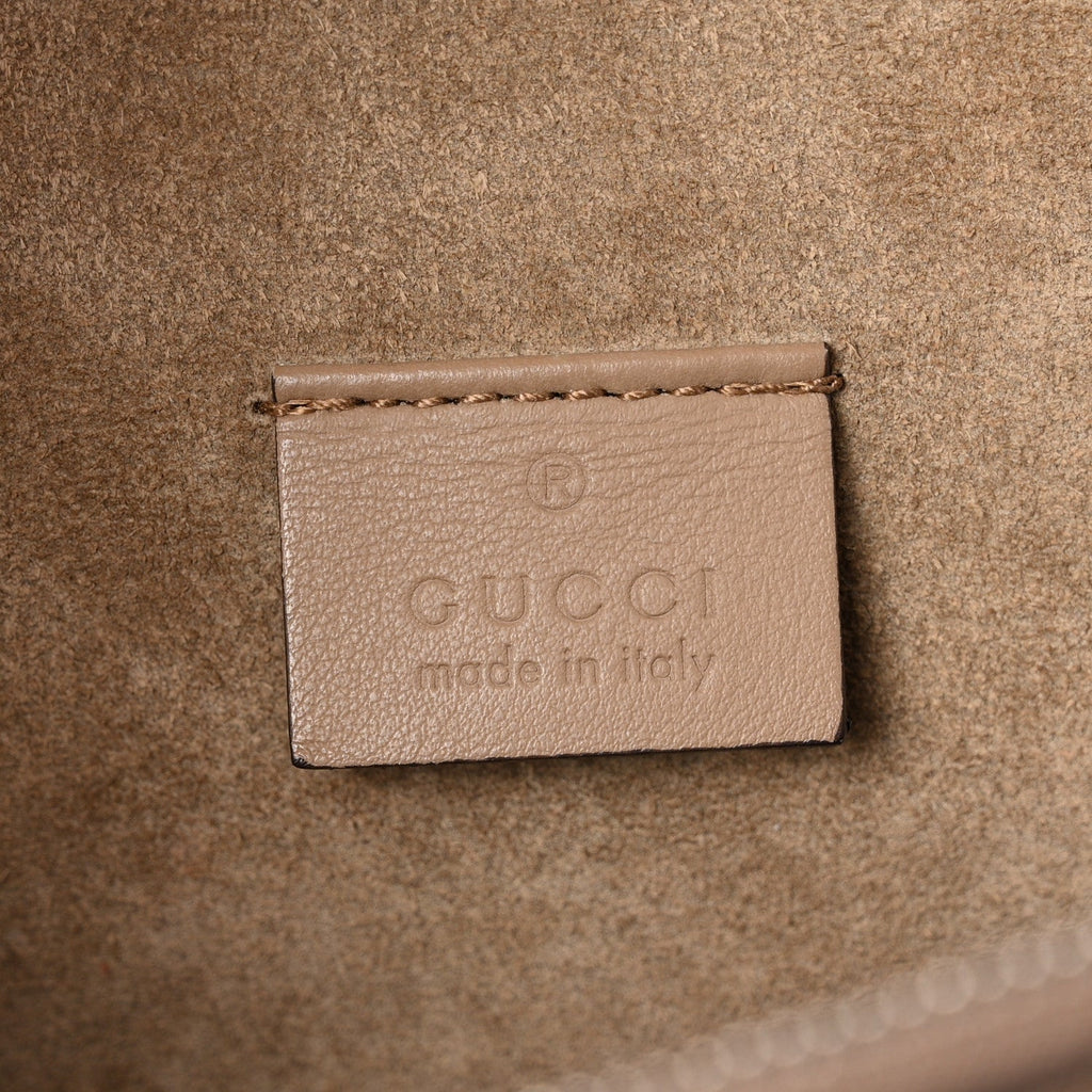 GG Supreme Monogram Small Dionysus Shoulder Bag Taupe wholesalehk.shop