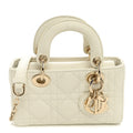Lambskin Cannage Micro Lady D-Joy Latte wholesalehk.shop
