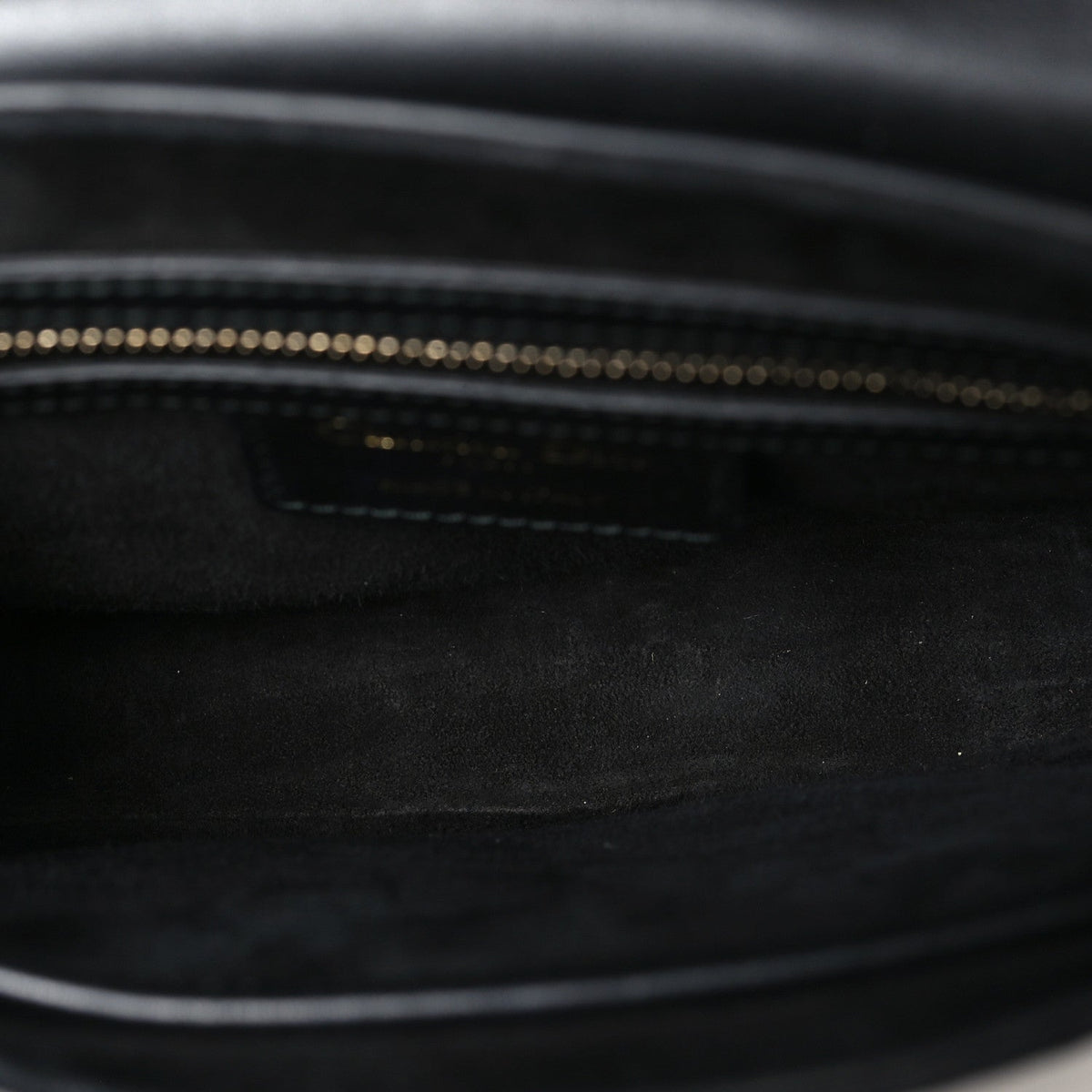 Calfskin Mini D Fence Saddle Bag Black wholesalehk.shop