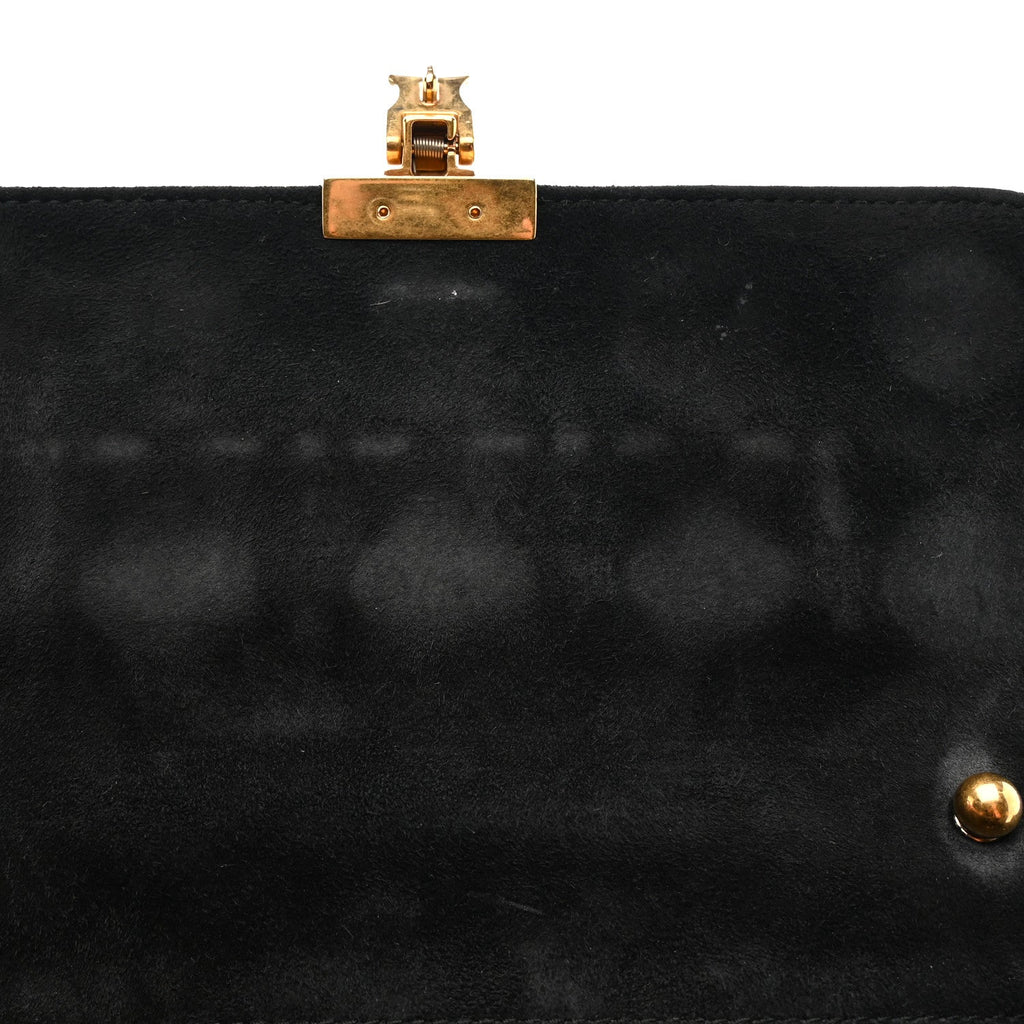 Lambskin Cannage Large Dioraddict Flap J’Adior Strap Black wholesalehk.shop