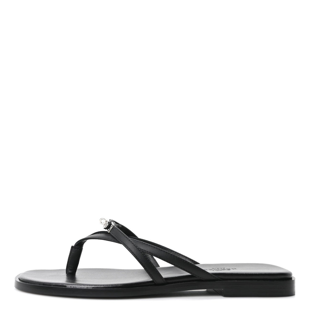 Calfskin Miss Sandals 37 Black wholesalehk.shop