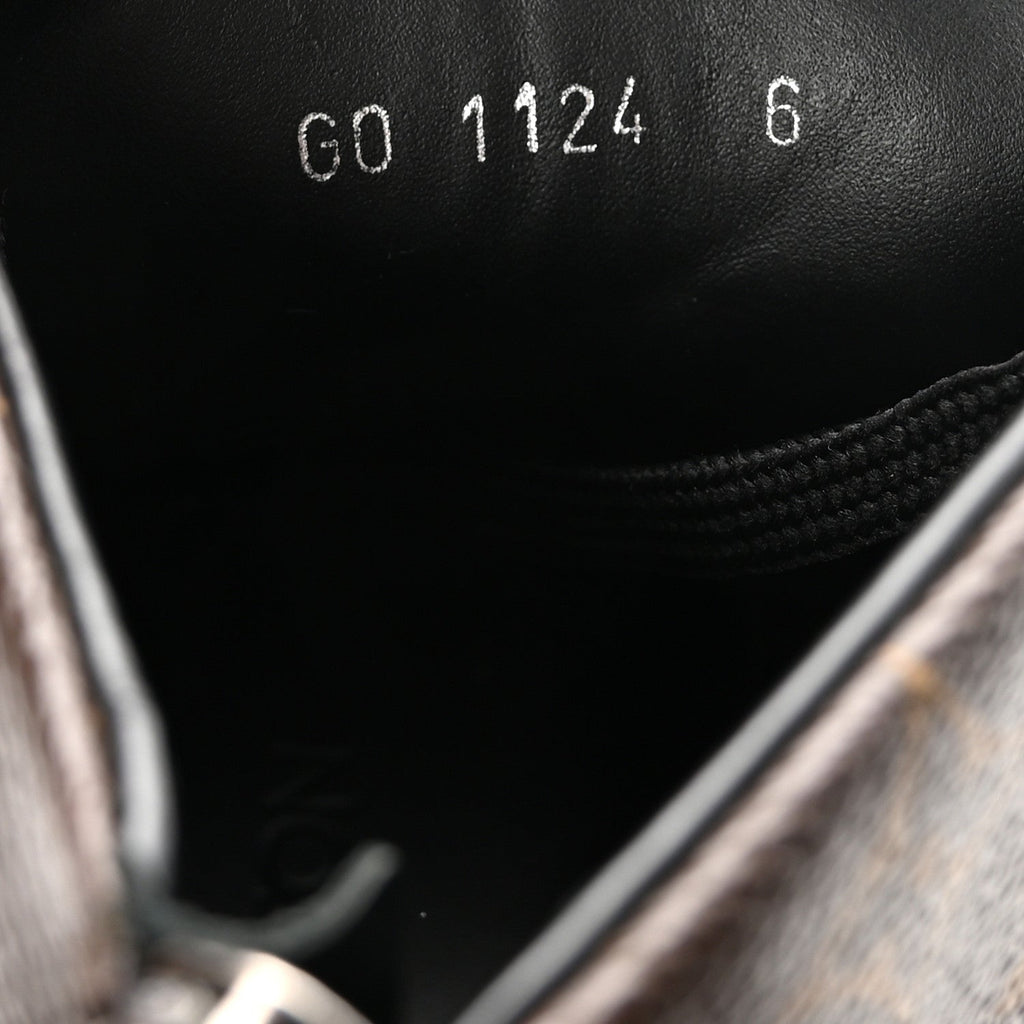 Calfskin Monogram Line-Up Sneaker Boot 6 Black £¨ Direct shipment via from wholesalehk.shop