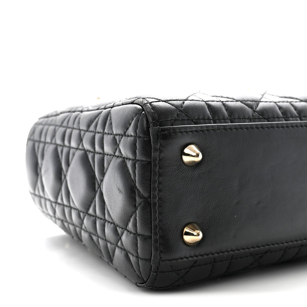 Lambskin Cannage Small My ABCDior Lady Dior Black wholesalehk.shop