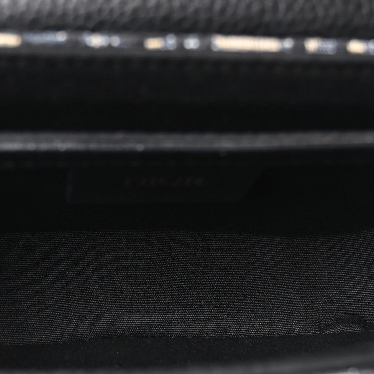 Grained Calfskin Oblique Mini Saddle Messenger Bag With Flap Beige Black wholesalehk.shop