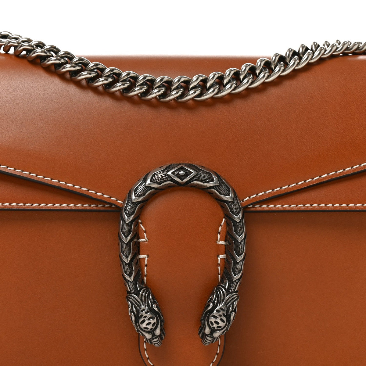 Calfskin Small Dionysus Shoulder Bag Harness Brown wholesalehk.shop