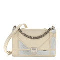 Lambskin Sequin Medium Diorama Flap Bag White ¡§ Direct shipment via from wholesalehk.shop
