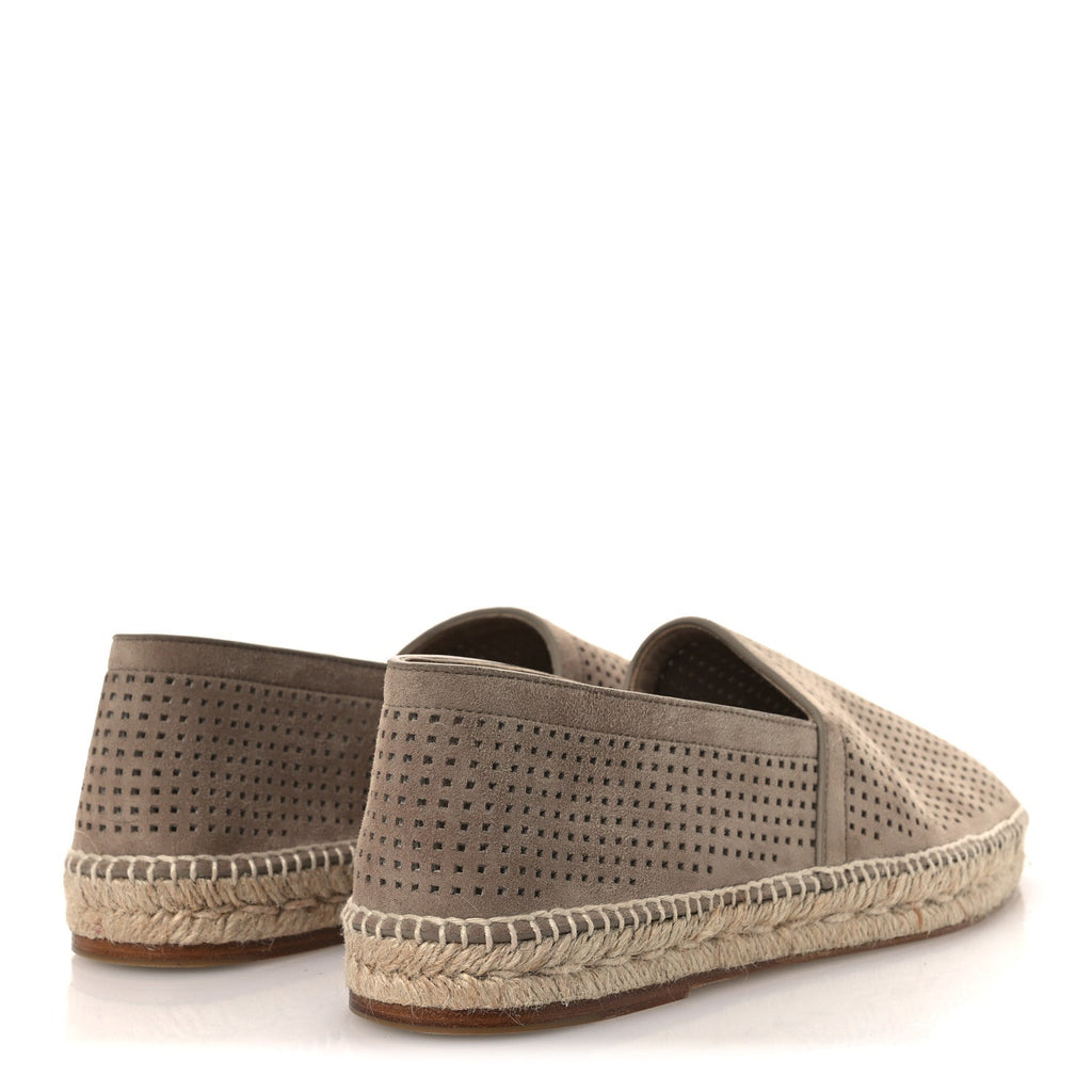 Suede Goatskin Mens Enrique Espadrilles 42 Beige Sable wholesalehk.shop