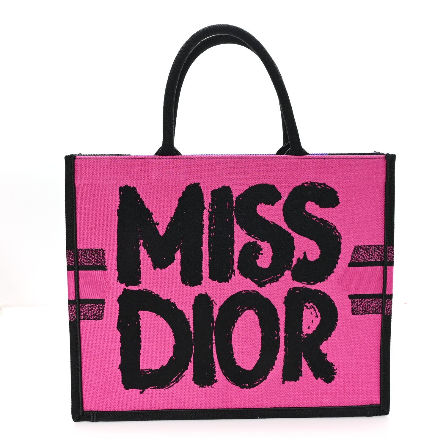 Canvas Embroidered Large Miss Dior Graffiti Book Tote Fuchsia Purple £¨ Direct shipment via from wholesalehk.shop