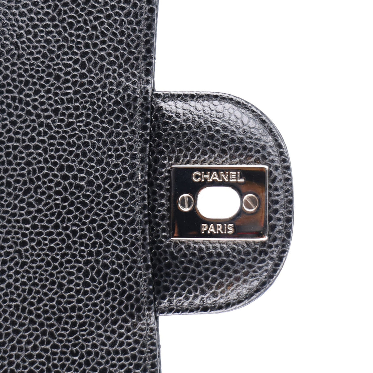 Caviar Quilted Medium Double Flap Black wholesalehk.shop