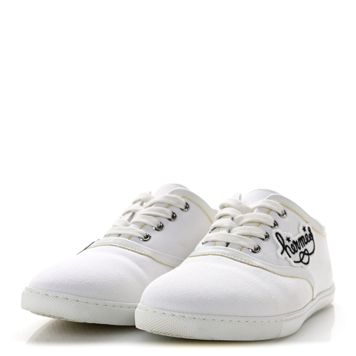 Canvas Embroidered Innocent Sneakers 37.5 White wholesalehk.shop