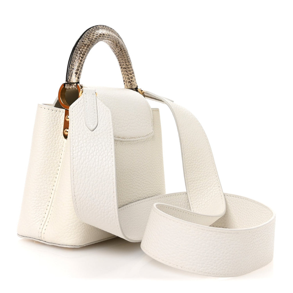 Taurillon Ayers Capucines Mini White Snow White £¨ Direct shipment via from wholesalehk.shop