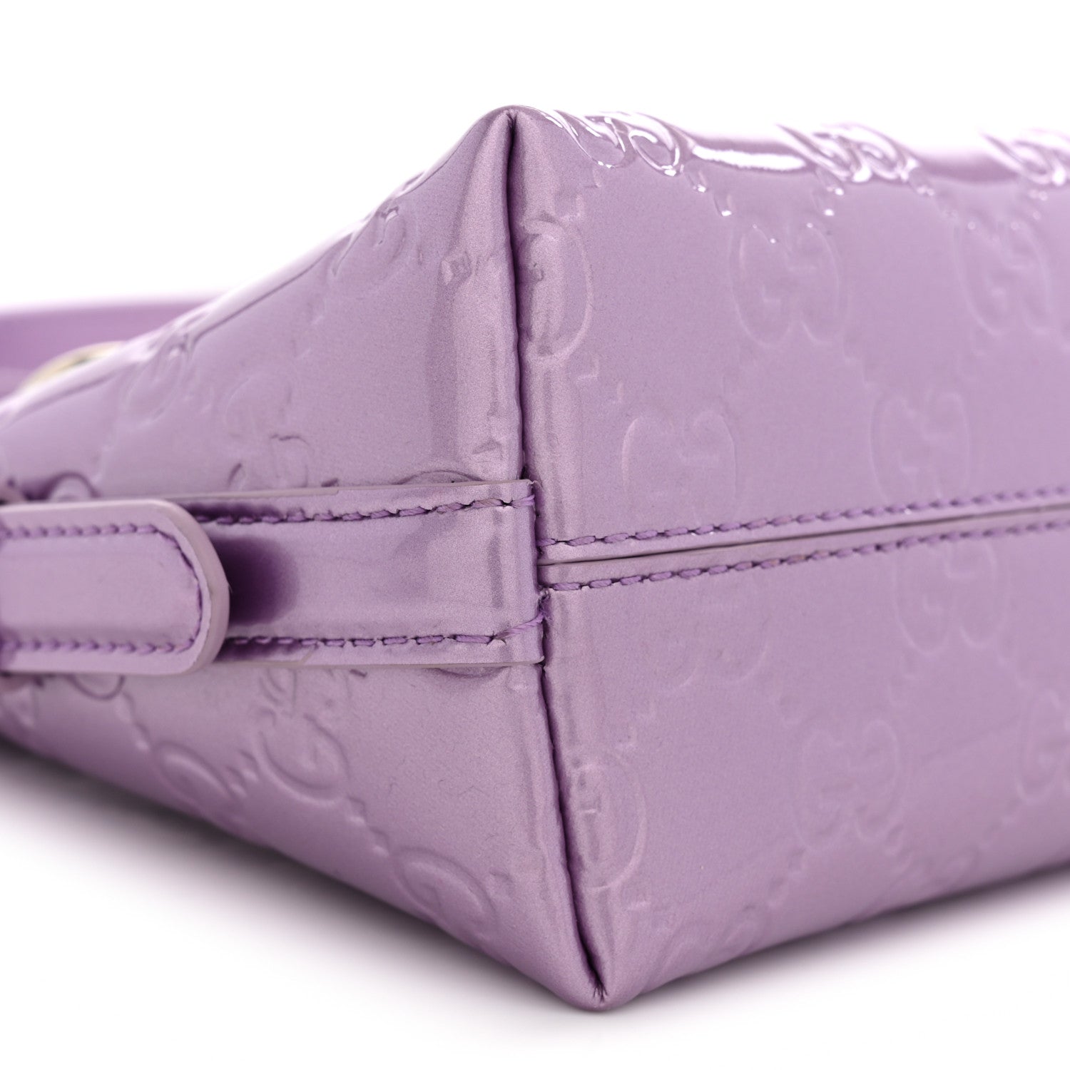 Shine Guccissima Emblem Small Shoulder Bag Lilac Haz £¨ Direct shipment via from wholesalehk.shop
