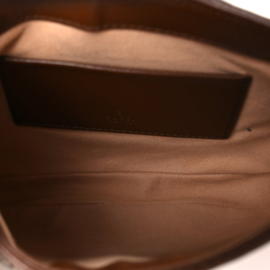GG Supreme Monogram Azalea Calfskin Web Mini Jackie 1961 Hobo Beige Ebony Brown Sugar £¨ Direct shipment via from wholesalehk.shop