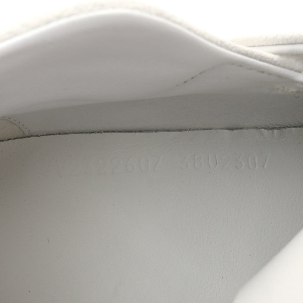 Suede Goatskin Mesh Fabric H Sneakers 38 White wholesalehk.shop