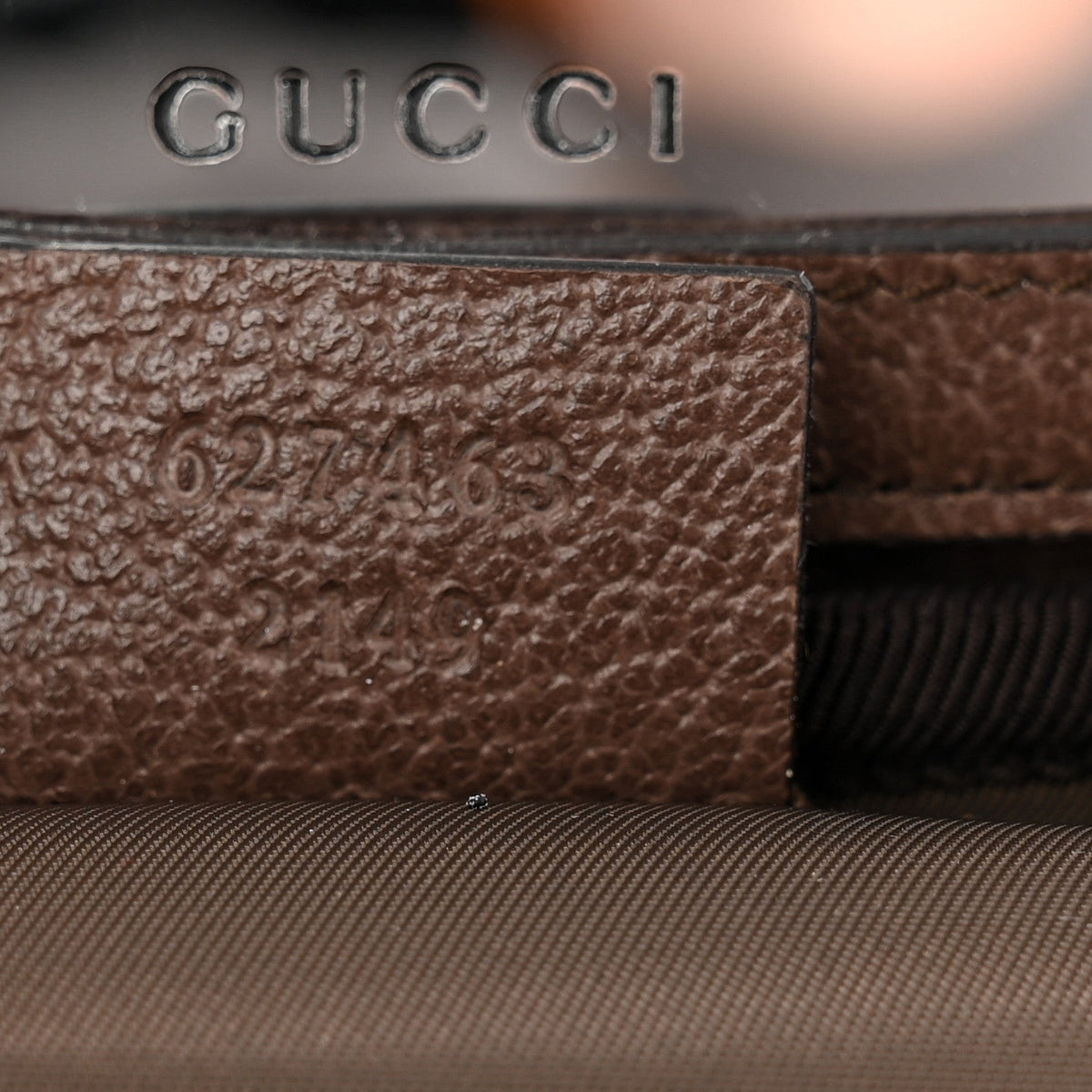 GG Supreme Monogram Textured Calfskin Web Ophidia Vanity Cosmetic Case Beige Ebony New Acero wholesalehk.shop