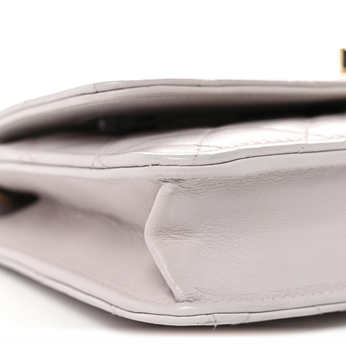 Lambskin Quilted Trendy CC Wallet On Chain WOC Lilac wholesalehk.shop