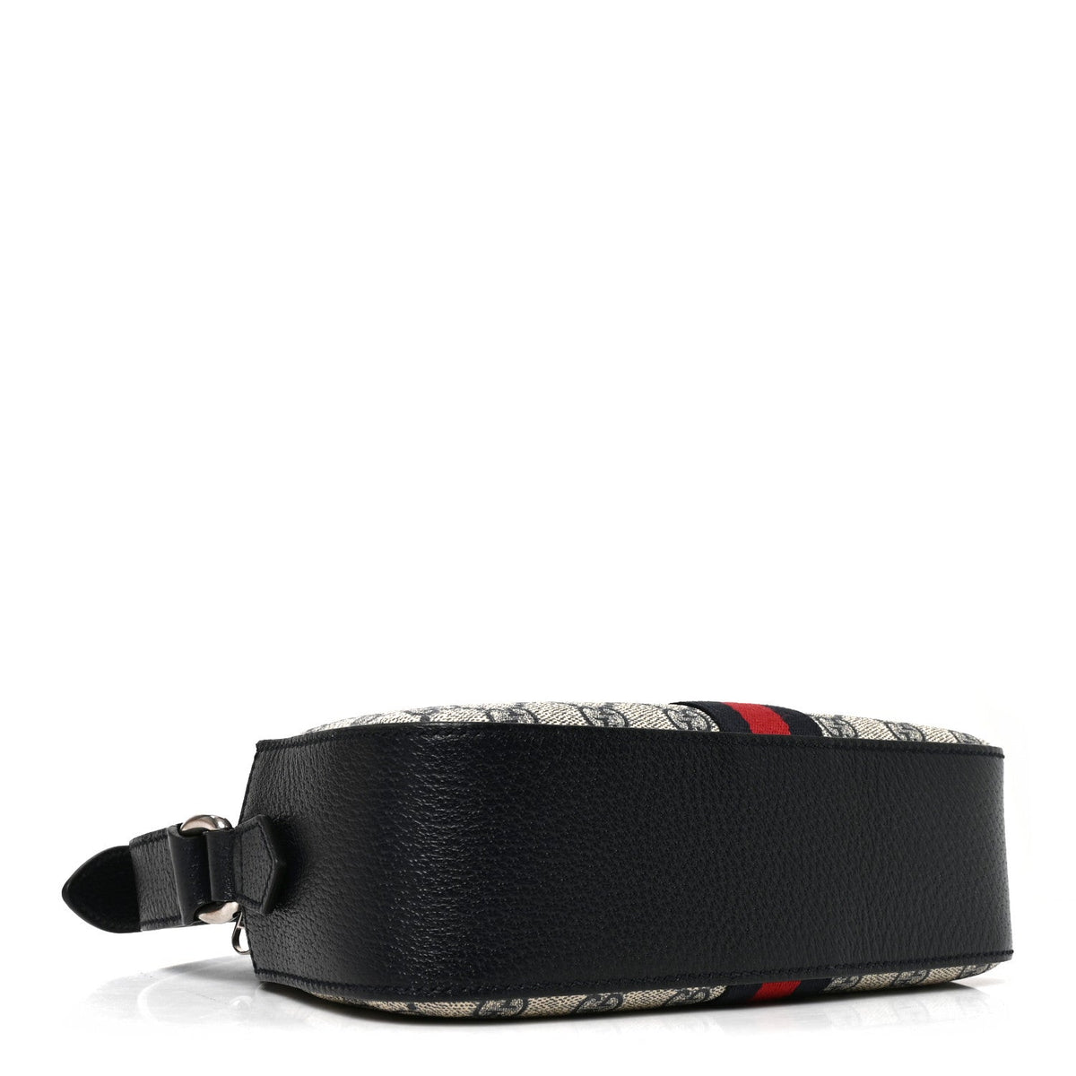 GG Supreme Monogram Textured Dollar Calfskin Web Small Ophidia Camera Bag Beige Blue wholesalehk.shop