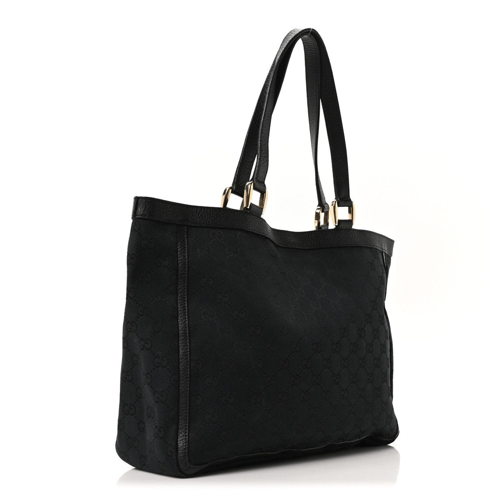 Monogram Abbey D Ring Tote Black wholesalehk.shop