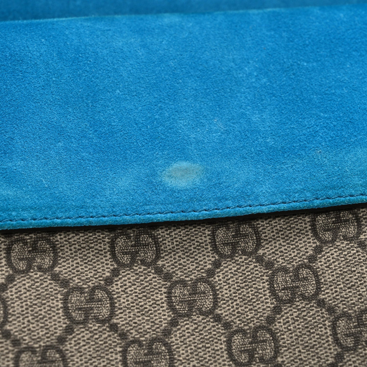 GG Supreme Monogram Small Dionysus Shoulder Bag Bright Turquoise wholesalehk.shop