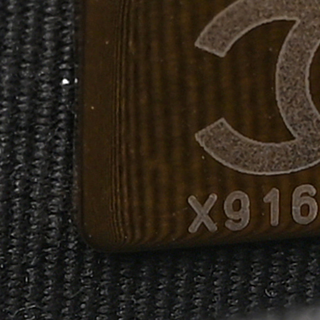 Lambskin Quilted Trendy CC Wallet On Chain WOC Black wholesalehk.shop