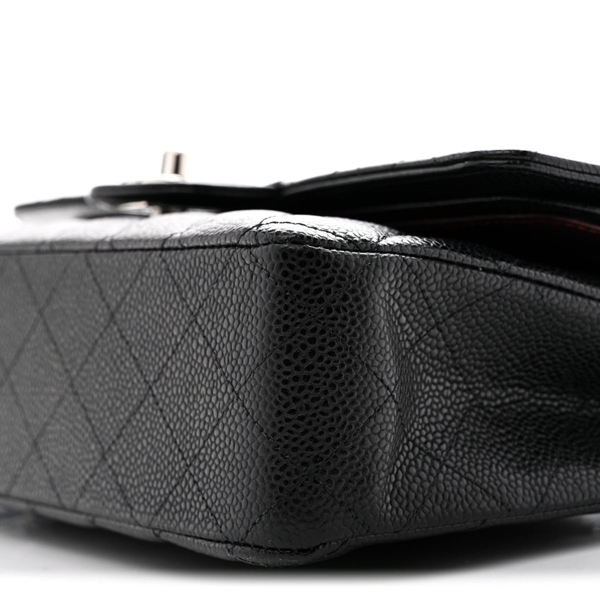 Caviar Quilted Medium Double Flap Black wholesalehk.shop
