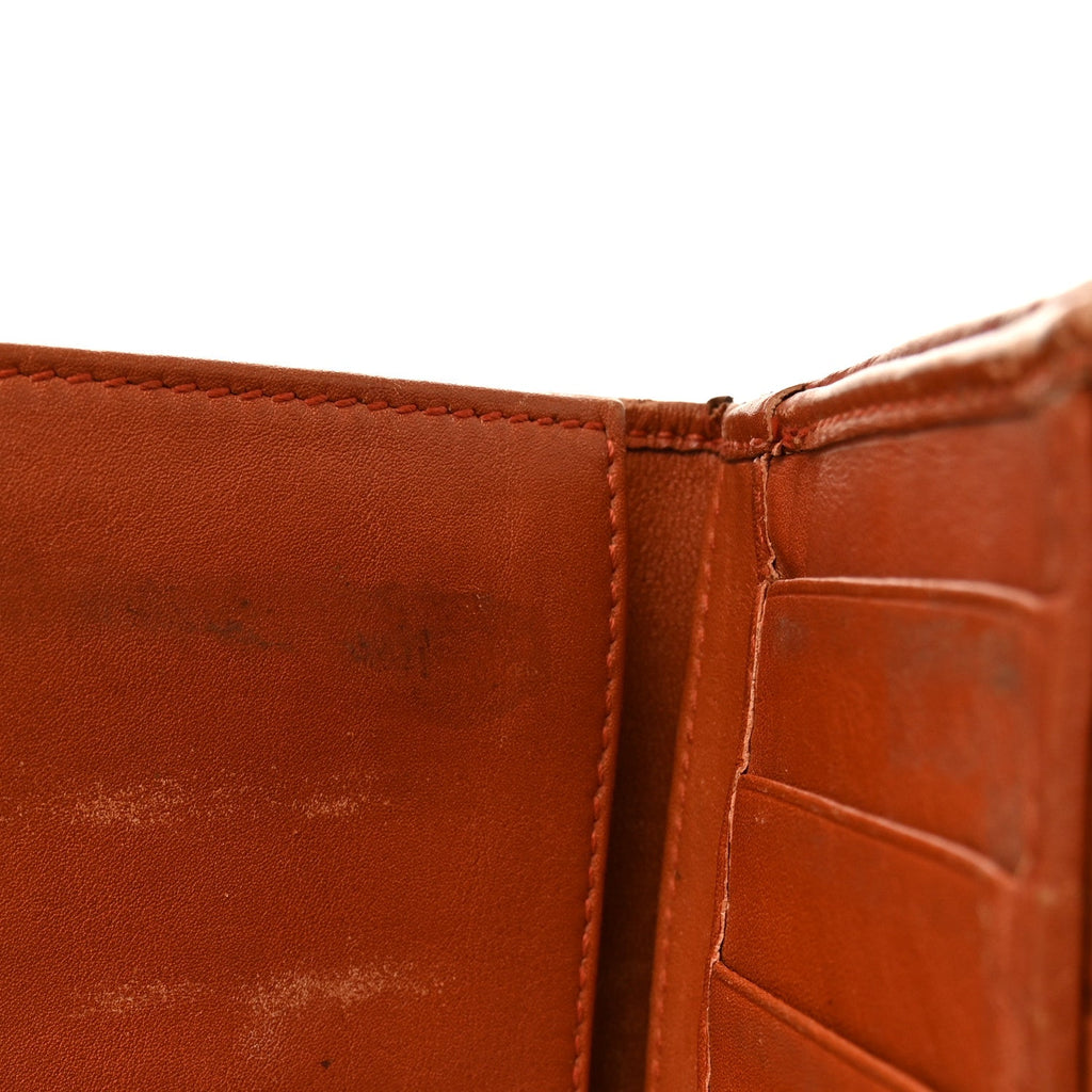 Guccissima Signature Dice Continental Wallet Orange £¨ Direct shipment via from wholesalehk.shop