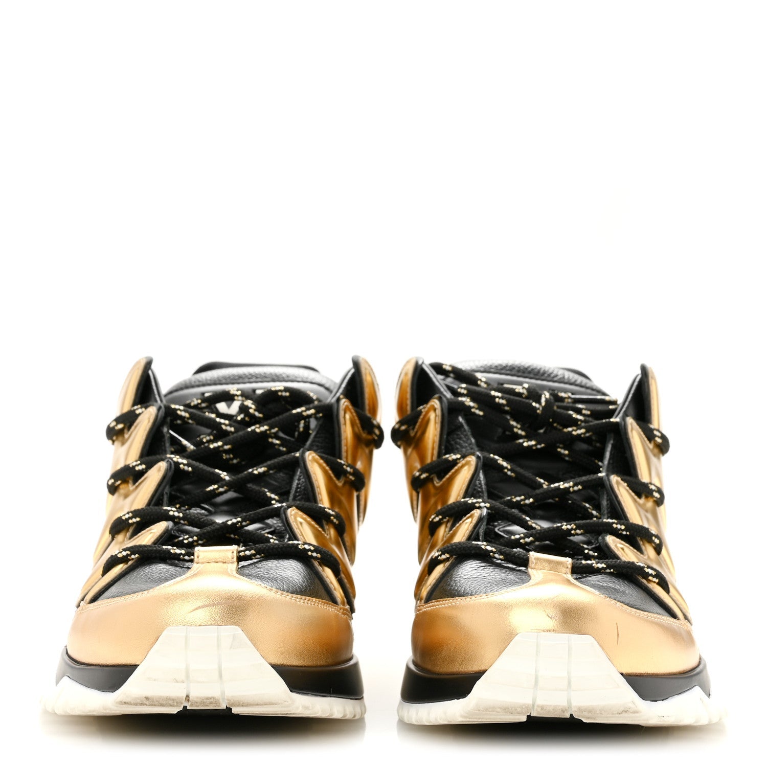 Calfskin Mens Zig Zag Sneakers 8 Black Gold £¨ Direct shipment via from wholesalehk.shop