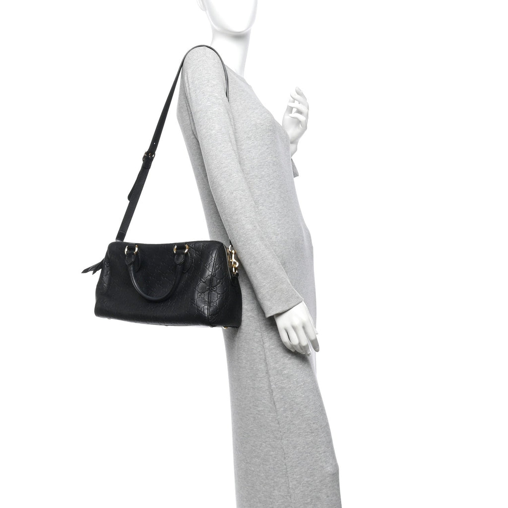 Guccissima Signature Boston Black £¨ Direct shipment via from wholesalehk.shop