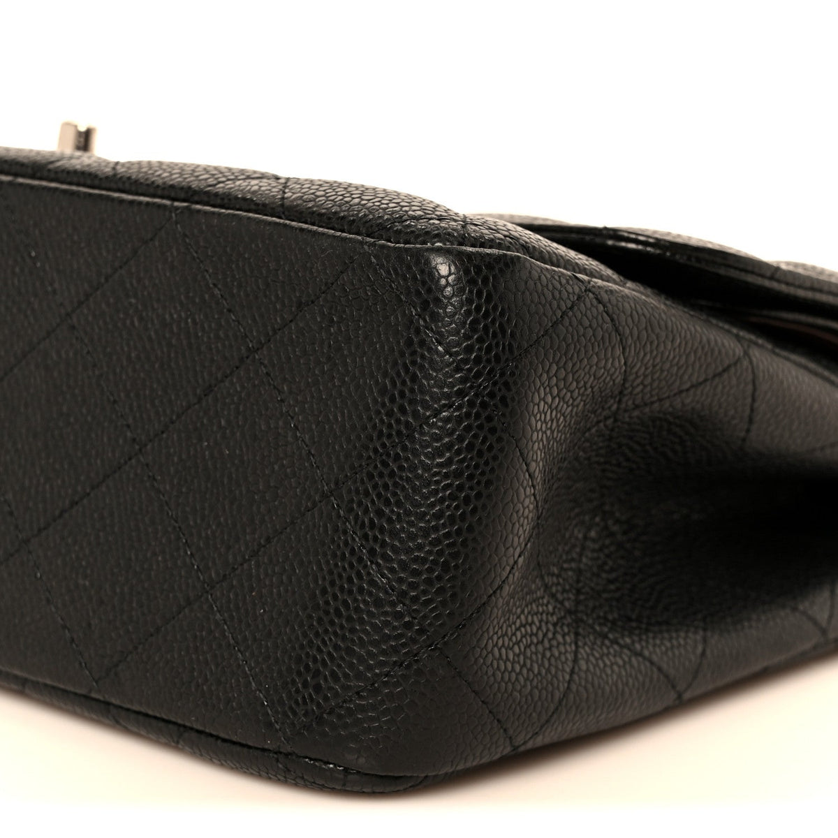 Caviar Quilted Jumbo Double Flap Black wholesalehk.shop