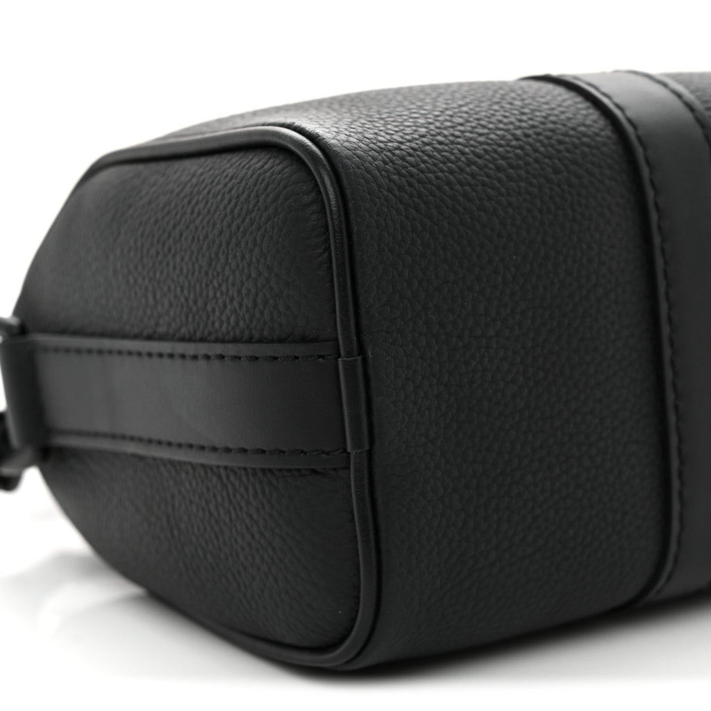 Grained Calfskin Aerogram Keepall XS Black wholesalehk.shop