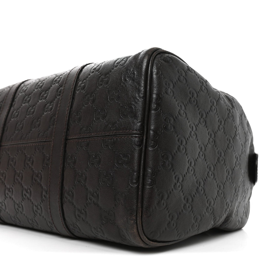 Guccissima Medium Joy Boston Dark Brown £¨ Direct shipment via from wholesalehk.shop