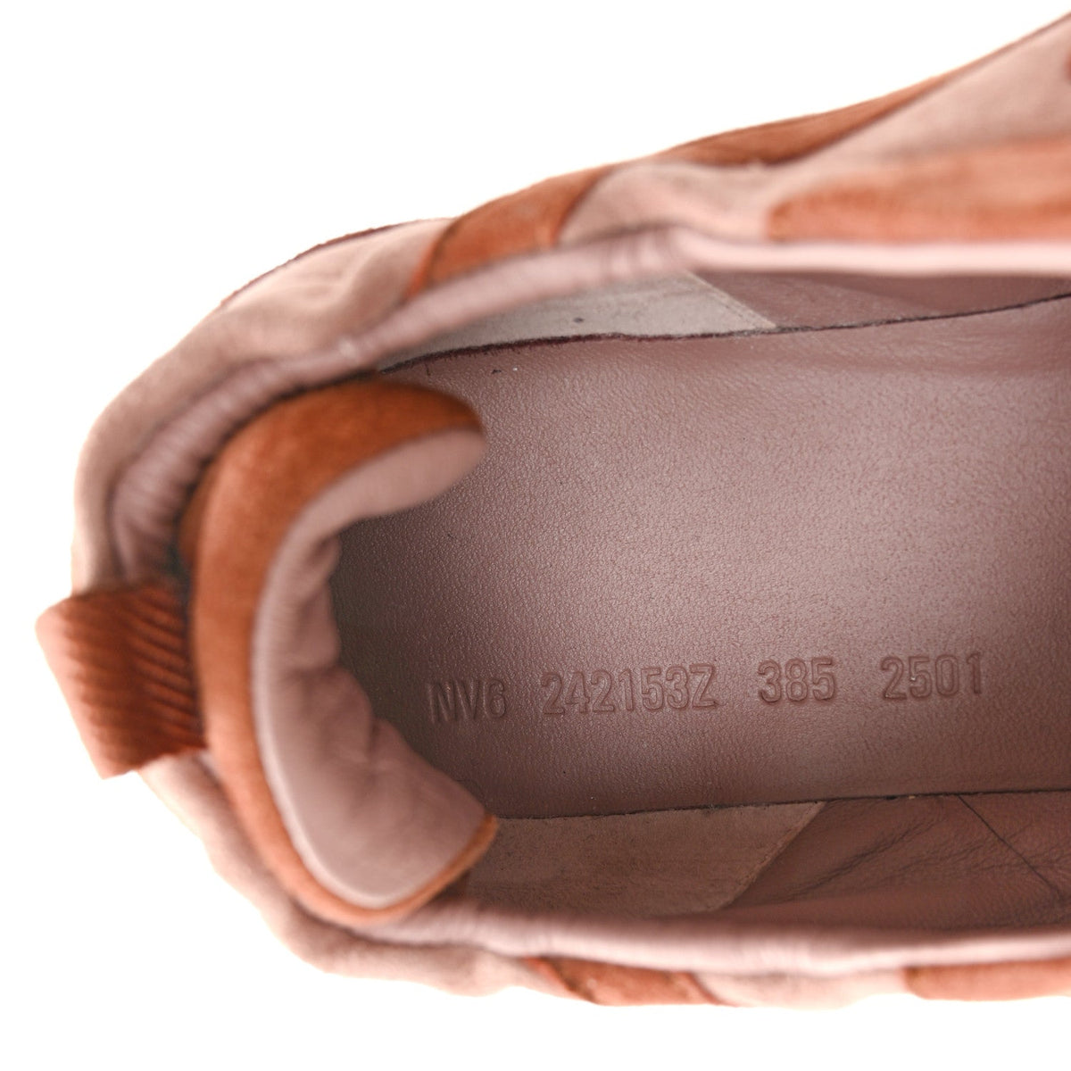 Suede Goatskin Jet Sneakers 38.5 Rose Antique Rouge Sepia wholesalehk.shop