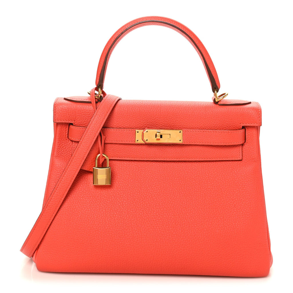 Togo Kelly Retourne 28 Capucine £¨ Direct shipment via from wholesalehk.shop