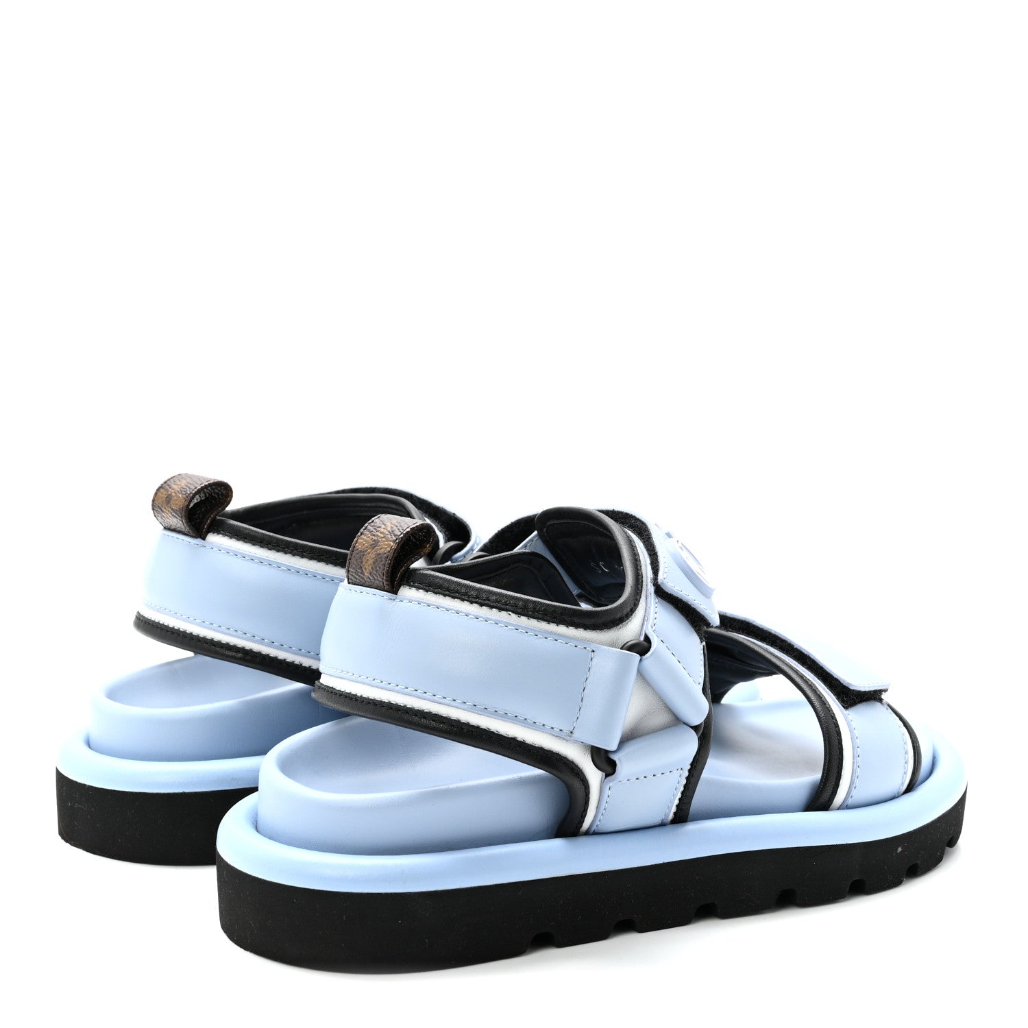 Calfskin Pool Pillow Flat Comfort Sandals 36 Blue £¨ Direct shipment via from wholesalehk.shop