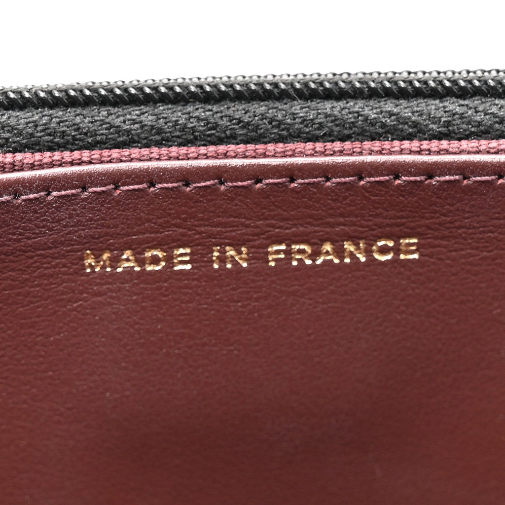 Caviar Quilted CC Turnlock Wallet On Chain WOC Black wholesalehk.shop