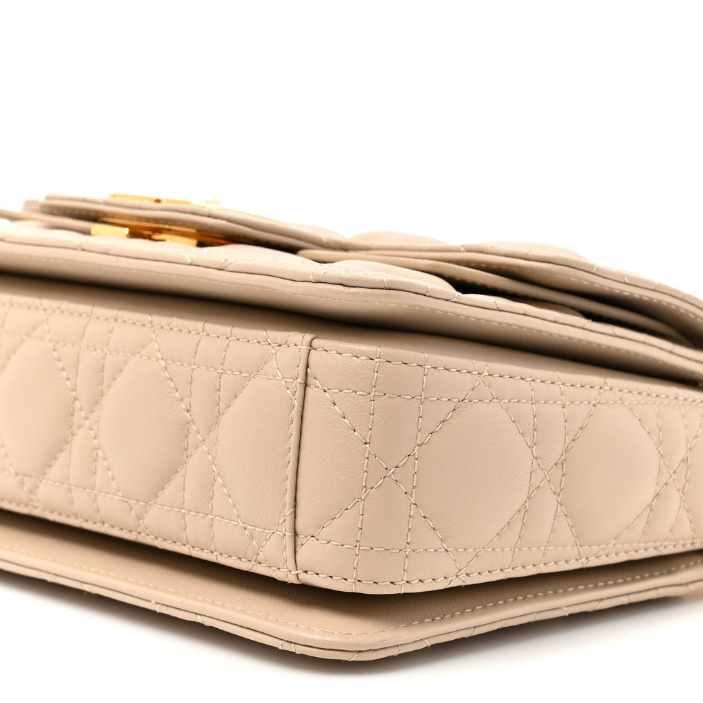 Lambskin Cannage Small Jolie Top Handle Bag Powder Beige Latte wholesalehk.shop