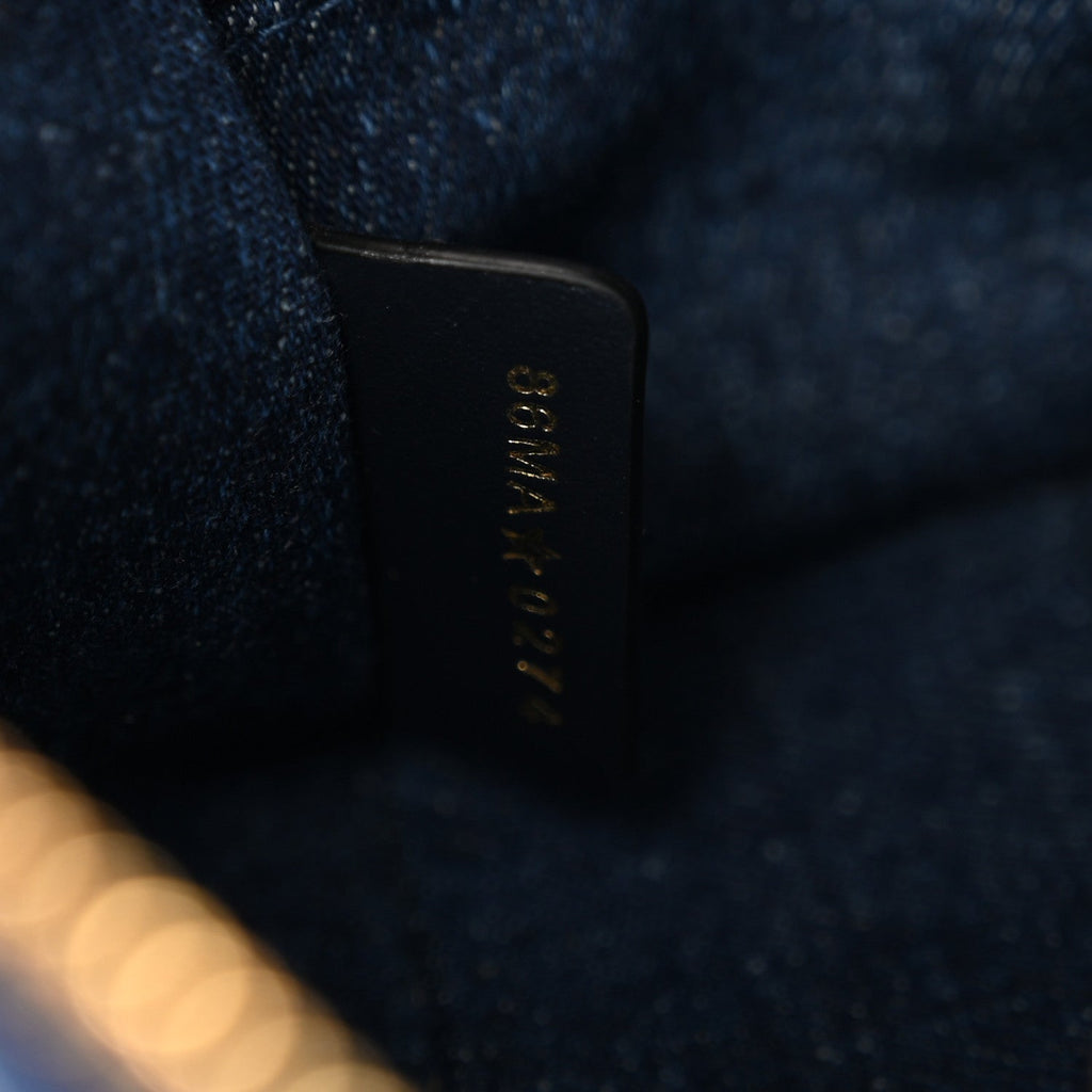 Denim Oblique Nano Groove 17 Bag Blue wholesalehk.shop