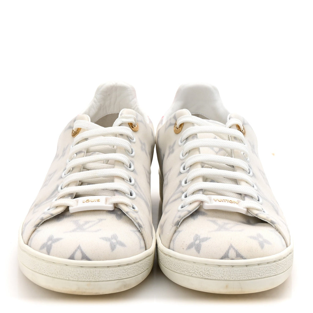 Technical Fabric Calfskin Monogram Frontrow Sneakers 39 Pink £¨ Direct shipment via from wholesalehk.shop
