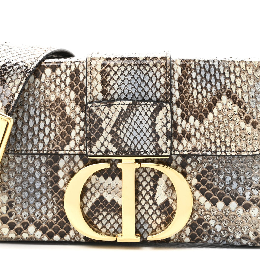 Snakeskin 30 Montaigne Box Bag Beige Multicolor wholesalehk.shop