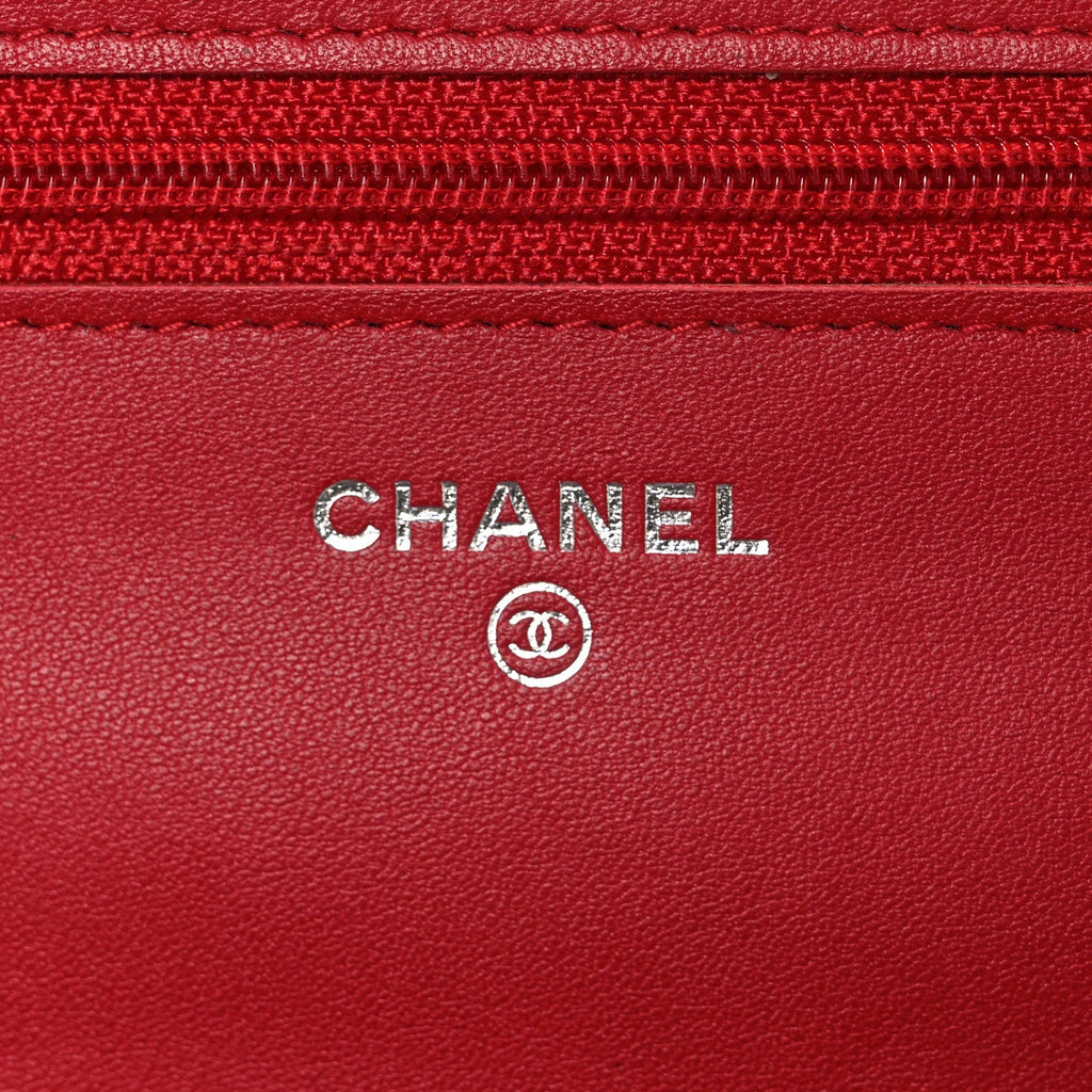 Caviar Timeless CC Wallet on Chain WOC Red wholesalehk.shop