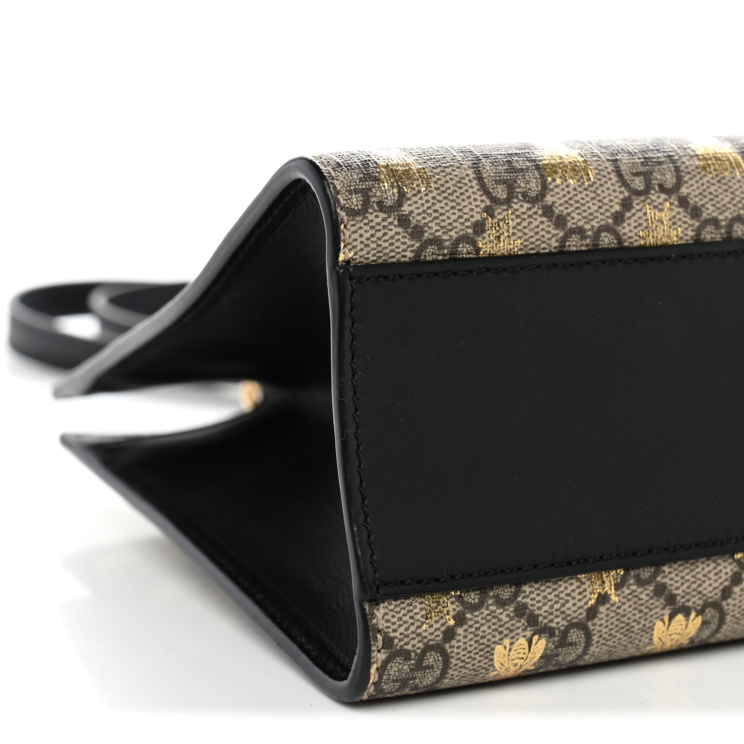 GG Supreme Monogram Bees Small Padlock Tote Beige Oro Black £¨ Direct shipment via from wholesalehk.shop