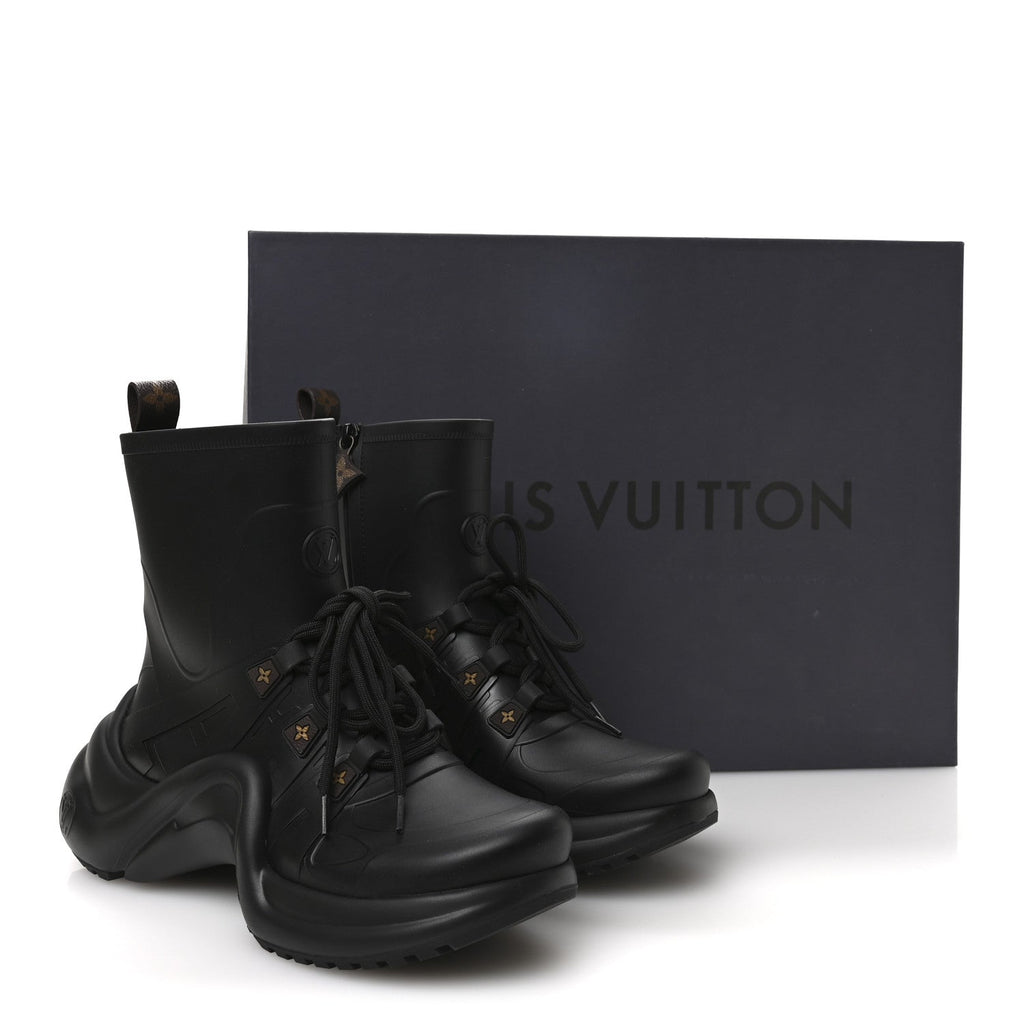 Mat Rubber Monogram LV Archlight Sneaker Boots 38 Black £¨ Direct shipment via from wholesalehk.shop