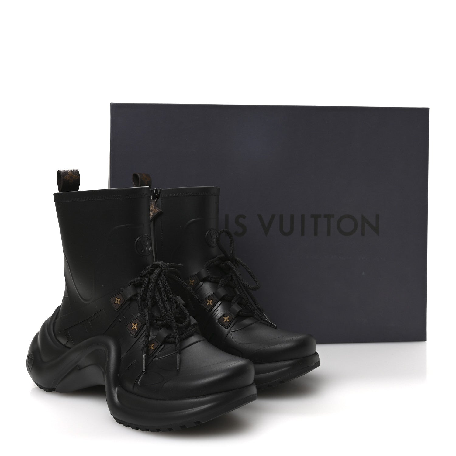 Mat Rubber Monogram LV Archlight Sneaker Boots 38 Black £¨ Direct shipment via from wholesalehk.shop
