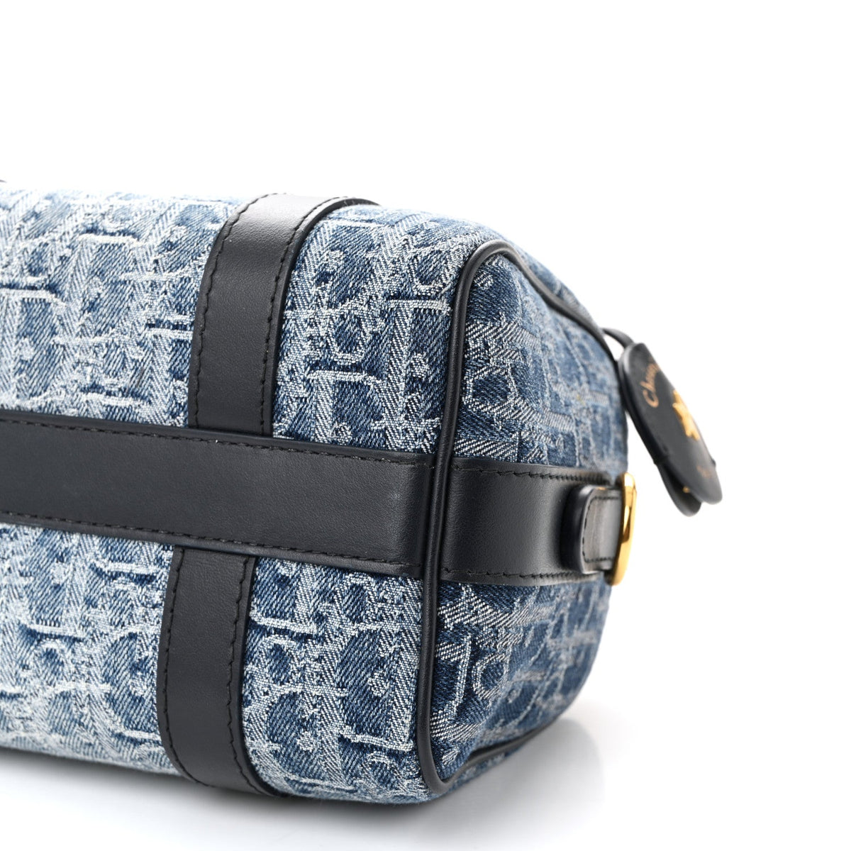 Denim Oblique Groove 20 Bag Blue wholesalehk.shop