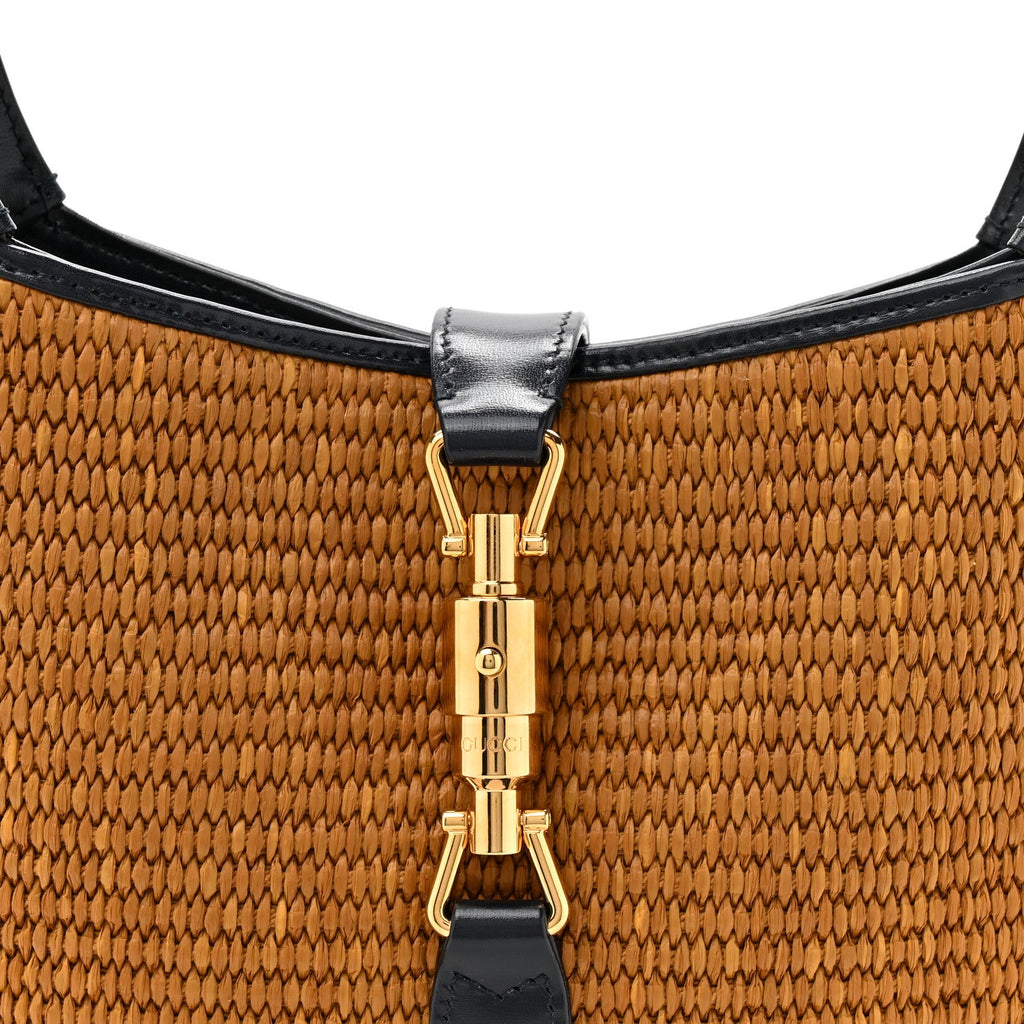 Straw Lux Boarded Dyana Lux Calfskin Small Jackie 1961 Hobo Natural Blue £¨ Direct shipment via from wholesalehk.shop