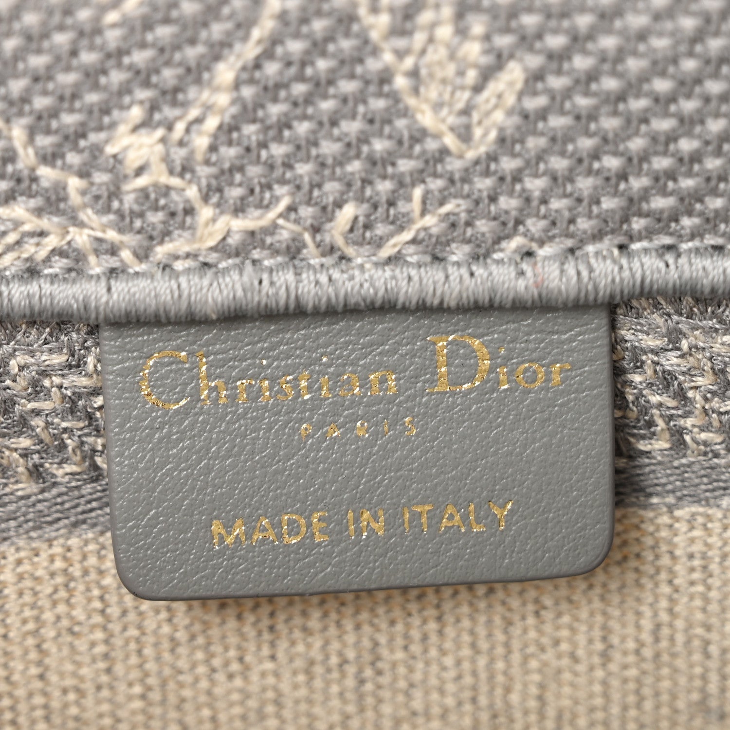 Canvas Embroidered Toile De Jouy Reverse Mini Book Tote With Strap Grey £¨ Direct shipment via from wholesalehk.shop