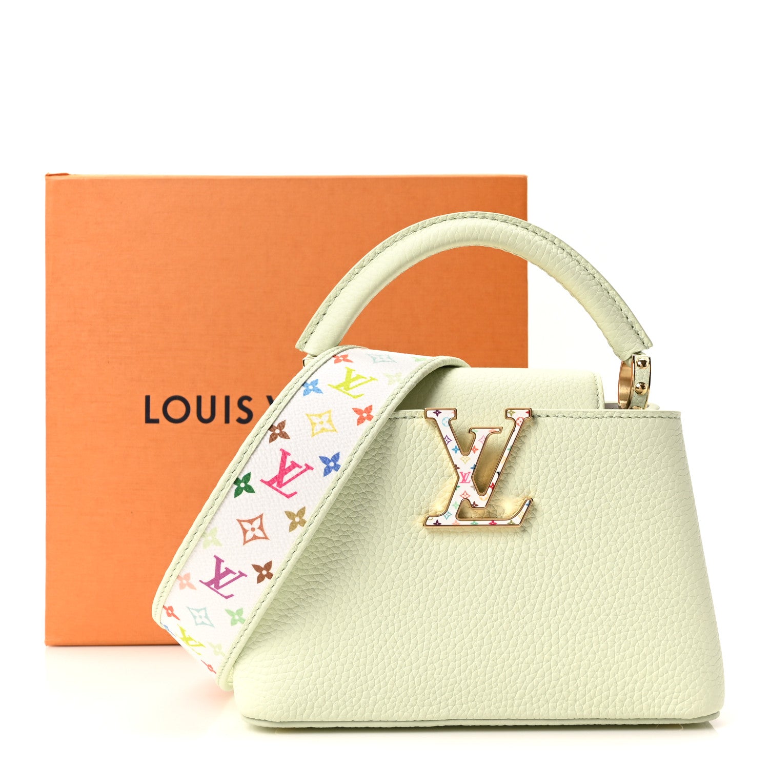 LV X TM Taurillon Mini Capucines Green £¨ Direct shipment via from wholesalehk.shop