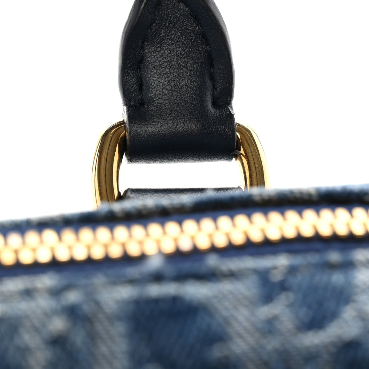 Denim Oblique Nano Groove 17 Bag Blue wholesalehk.shop